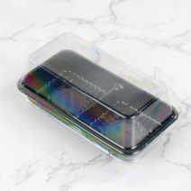 화과자 양갱 디저트 모찌 찹쌀 떡 슈 4구 6구포장 용기, 2칸 50세트