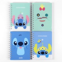 아이윙스 4000 ATTO 디즈니 스티치 PP 유선 스프링노트, 단품, 단품