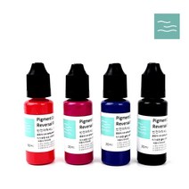 반전매직 석고방향제 전용색소 뾰족캡발송 빨강 20ml