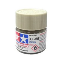 (81755) 타미야 아크릴 도료 XF-55 덱 탄 무광 10ml