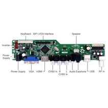 만능ad보드 모니터 영상보드 노트북패널 diy용 제어 보드 키트 B156XW02 V2 HW4A TV HDMI VGA AV USB LCD LED 스크린 컨트롤러 드라이버