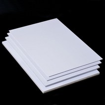 폼보드 제작 폼포드 보드롱 압축 스티로폼 우드락 2pcs 300x400mm pvc 플라스틱 모델 pvc 시트 모델 플레이트 2mm 3mm 5mm 8mm 두께, 300x400x18mm 흰색