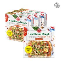 오뚜기 컬리플라워도우 치킨&루꼴라피자 410G 4개, 단품