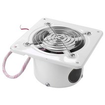 가스배출 화목난로흡출기 고기 환풍 창틀2800R/Min 환기 팬 금속 220V 25W 4 인치 인라인 덕트 팬 배기 환, 01 green