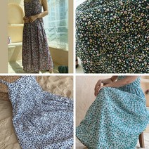 꽃무늬 플로랄 플라워 리조트룩 휴양지 캉캉 끈나시 맥시 원피스