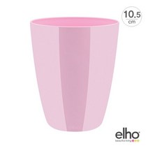 [엘호 elho] 브뤼셀 다이아몬드 라운드 오키드 하이 높은화분(10.5cm), 10.5cm/에그플랜트