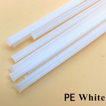 플라스틱 용접봉 ABS PP PVC 스틱 자동차 범퍼 수리 도구 1m 길이 5x2mm 10 개 30 50, 05 PE White_02 30pcs