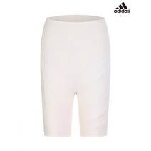 아디다스 adidas 여성 화이트 베이직 숏 요가 레깅스