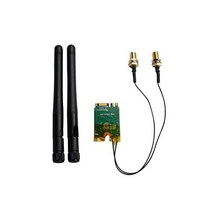 라즈베리파이 진동센서 릴레이 코딩 Jetson Nano 8265AC NGW 듀얼 밴드 네트워크 카드 (M.2 인터페이스 포함) 4GB(A02B01) 와 호환 가능, Card with Antenna
