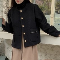 [공구우먼] 부멜 라인 골드 단추 자켓 67173 빅사이즈 여성의류