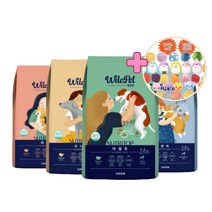 [냥냥이멍멍이]윌로펫 뉴트리탑 반습식 소프트 강아지 사료 퍼피 어덜트 시니어 면역 3kg 국내산
