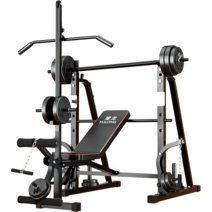 홈짐 피트니스 벤치프레스 바벨 스쿼트 헬스기구, 7세대 업그레이드 싱글  바벨x 하이타이로드, 상세 페이지 참고