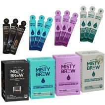 미스티브루 미스티브루 콜드브루 더치원액 파우치 액상커피스틱 4종(25ml x 30개입), 디카페인, 30개입, 25ml
