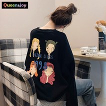 퀸앤조이 시니어 클라스 빈티지 얇은 맨투맨***판매자 퀸앤조이***