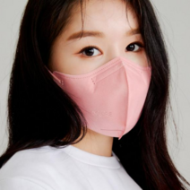 콜로레 KF94 새부리형 대형 컬러 마스크 50매 판매점, 핑크, 50개