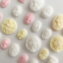 엔틱 까메오 14구 실리콘 몰드