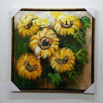 해바라기 소품 인천 인테리어 김포 해바라기다섯송이캠퍼스그림액자 캠퍼스 서울 유화 일산 퍼즐액세서리