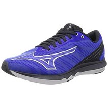 미즈노 마라톤화 러닝화 웨이브 섀도우 5 발볼넓은 발편한 신발 남성 블루 J1GD2197