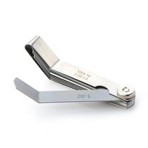 필러게이지 16 블레이드 스파크 플러그 두께 간격 메트릭 필러 게이지 측정 0.05 ~ 1mm 강철 도구, 01 as shown