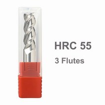 HRC45/55 카바이드 밀링 커터 텅스텐 엔드 밀 CNC 3 플루트 알루미늄 구리 플라스틱 4 6 8mm 10mm 12mm 14mm 16mm 18mm 20mm, [41] D12x45x100L-3T, [02] HRC55