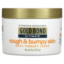 Gold Bond 골드 본드 얼티밋 러프 & 울퉁불퉁한 스킨 데일리 테라피 크림 227g, Unscented _16 Ounce (1개)