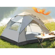 접이식 캠핑 에어폴 오두막 텐트 리빌쉘 면텐트 장박, 방수 2~3 인 패키지 2