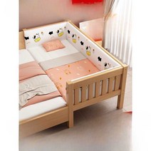 침대 확장 프레임 나무 원목선반 연장 늘리기 평상형, 양면가드(5cm라텍스)200x68cm