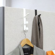 간편 여행용 옷걸이 사무실 파티션 후크 3단 무타공 행거 2개 1+1, 상세페이지 참조, 상세페이지 참조