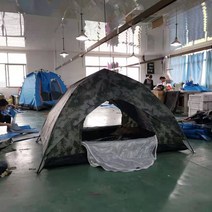 아웃도어 단병 텐트 휴대용 캠핑 캠핑 선폭우 카무플라주 텐트 전자, 17.심플 더블 오토 듀오