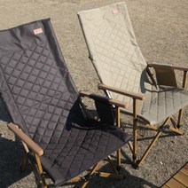 THE 5피크닉 롱 릴렉스 체어 차박 캠핑 여행 글램핑 펜션 낚시 의자, 다크브라운