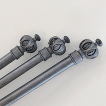 [한스데코] 엔틱 그레이 커튼봉세트 슈퍼특대형 6단 110-660cm