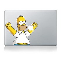 일본직발송 3. 3TOPSTICKER 더 심슨 아트 스티커 MACBOOKPROAIR13 인치 대응 PC 스킨 씰 14.31 [병행 수입, 상세 설명 참조0, 상세 설명 참조0, One Size_One Color