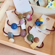 차이온 마카롱 머리끈 6color
