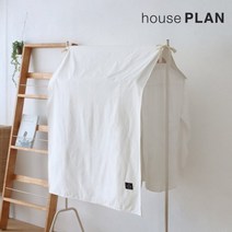 코튼 드레스룸 행거커버_3colors, 그레이