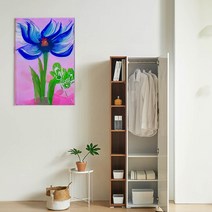 Sunshine 옷걸이수납장 옷봉서랍장 다용도 보관함 사무실 드레스룸 옷장 600, 아카시아
