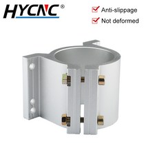 CNC 스핀들 클램프 65MM/80MM 마운팅 브래킷 고정 시트 알루미늄 프로파일 홀딩 자켓 멀티 헤드 엠보싱 기, [02] 80mm