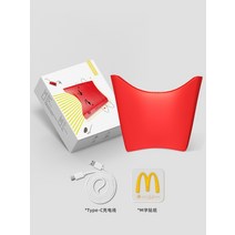맥도날드 프렌치프라이 무드등 벽걸이M 무선충전 침실 침대 옆 수면무드등 생일 선물