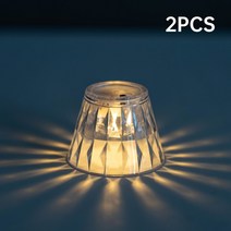 단스탠드 조명 침 실 빈티지 미니 뱅커 스탠드 1pcs led 크리스탈 책상 램프 projetor 아크릴 다이아몬드 테이블 램프 led 야간 조명 침실 장식을위한 침대 옆 조명, 2개