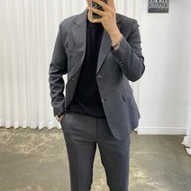 아도르클래식 아서 4컬러 반밴딩 남자 봄 여름 가을 프리미엄 정장 수트 세트