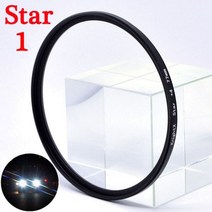KnightX-Star 4 6 8 라인 필터 캐논 소니 니콘 d3300 라이트 1300d 2000d 700d 200d d70 포토 dslr 49 52 55 58 62 67 72 7, Star 1X filter_52mm