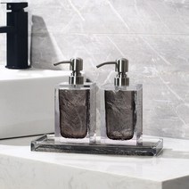 북유럽 럭셔리 송진 무스 거품 병 목욕 로션 손 소독제 프레스 타입 서브 포장 빈 욕실 액세서리, 04 D