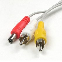 나nanr_Coms CCTV 케이블 30m - 2RCA + DC 5.5 전원 회색 CCTV악세사리 보안TV CCTV용품 CCTV부품 감시카메라 CCVT♥pures, ♥happyness!!