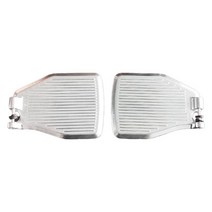 GHSHOP 휠체어 발판 수동 휠체어 발 페달 교체 휠체어 부품, 알루미늄 2cm 간격, 다중 크기