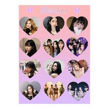 KPOP 스트레이 스티커 두번 ATEEZ 장식 컴퓨터 수하물 노트북 DIY 방수 이동식 12 장시트, OSS23259TZ7