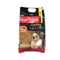 [도그씨] 뉴트리웰 인도어 5kg 애견사료 강아지사료, 상세 설명 참조