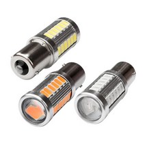 싼타페TM 33발 LED 깜빡이등 브레이크등 미등 2개1세트, 옐로우 더블 2개1세트