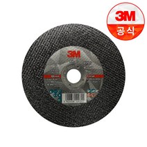 쓰리엠 5인치 중저가형 실버 절단석 그라인더날 51791, 1개