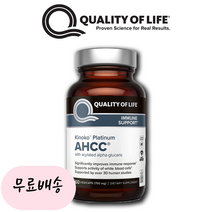 [퀄리티오브라이프]-M1-[키노코]-M1-플래티넘 AHCC 표고버섯균사체 750mg 60개입, 1개, 60정, 60개