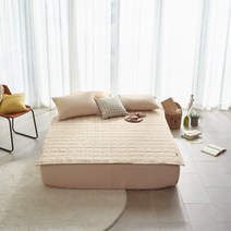 zu_라라슈 팝도트 세미마이크로 누빔패드 라지킹/이스턴킹 LK/EK/DK 180 x 210