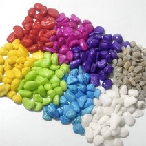 컬러 자갈(스톤) 첨가물 8색 1kg 젤캔들 레진 디퓨저 향초 양초 만들기 DIY 재료, 라이트그린
